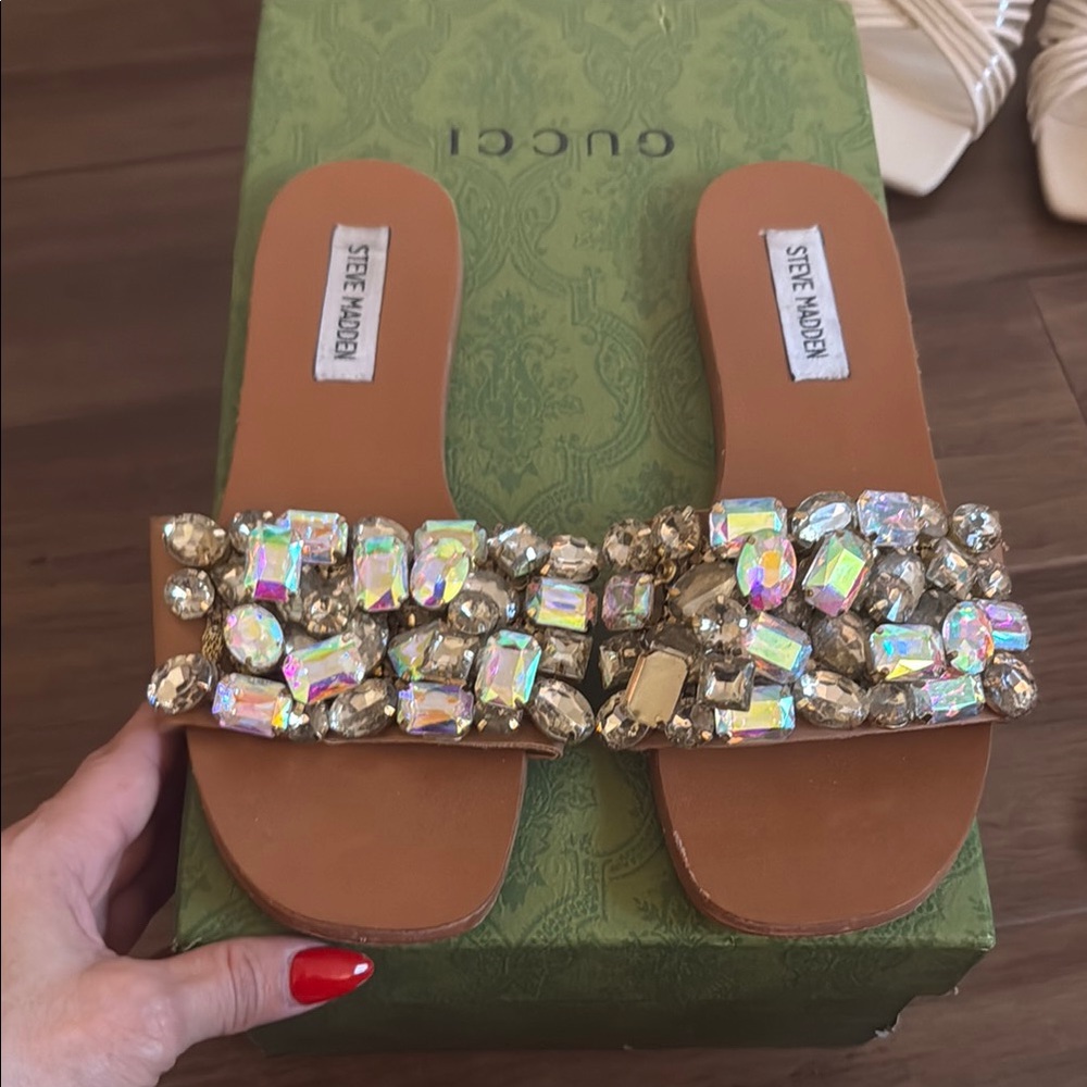 Steve Madden Embellished Sandals
